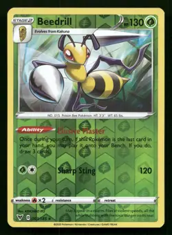 Beedrill 003/185 Vivid Voltage Rare Reverse Holo Lightly Played - Image 1