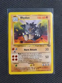 Rhydon 45/64 - Jungle - Unlimited - Pokemon TCG - WOTC - Image 1