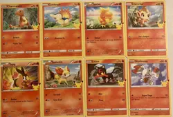 25th Anniversary McDonalds Pokemon Full Non Holo Set - Image 3