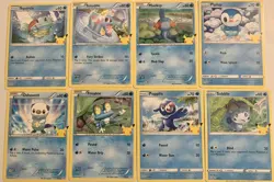 25th Anniversary McDonalds Pokemon Full Non Holo Set - Image 4