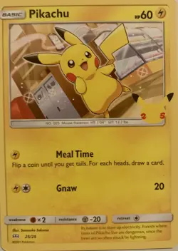 25th Anniversary McDonalds Pokemon Full Non Holo Set - Image 5