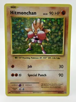 Hitmonchan #62/108 - Evolutions Holo - Pokemon TCG - 2016 - Near Mint - Image 1