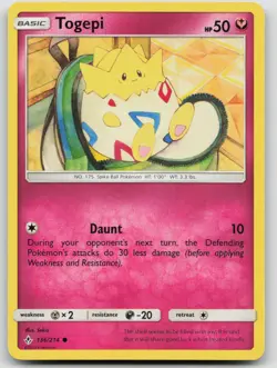 Togepi 136/214 Unbroken Bonds Pokemon LP - Image 1