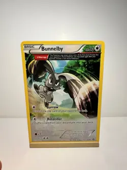 Bunnelby 121/160 Uncommon Primal Clash Pokemon Near Mint - Image 1