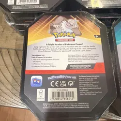 Lot of 5 Pokemon Triple Whammy Collector Sealed Tins: Destined Rivals Packs + - Image 3