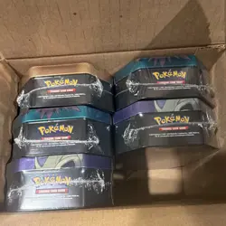 Lot of 5 Pokemon Triple Whammy Collector Sealed Tins: Destined Rivals Packs + - Image 4