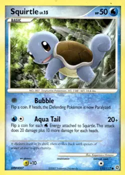 Squirtle 112/132 Common Secret Wonders Pokemon Lightly Played - Image 1