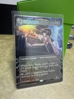 MTG Peter parker / Amazing Spider-Man (0208) Borderless FOIL - Image 1