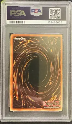 Konami 2003 Yu-Gi-Oh! Dark Magician Girl MFC-000 Secret Rare Foil PSA 7 - Image 2