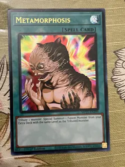 Metamorphosis Ultra Rare MP25-EN299 NM 1st Ed Yu-Gi-Oh! - Image 1