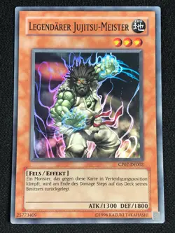 YUGIOH LEGENDARY JUJISTU MASTER CP07-DE002 SUPER LP - Image 1