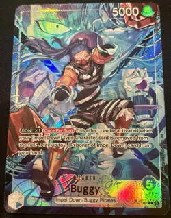 2026 One Piece- Buggy OP 16-041 Leader ⭐ Alternate Art 🏴‍☠ - Image 1