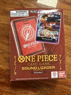 ONE PIECE TCG Sound Loader Volume. 1 (LUFFY) BRAND NEW *WITH LUFFY PROMO SEALED* - Image 1
