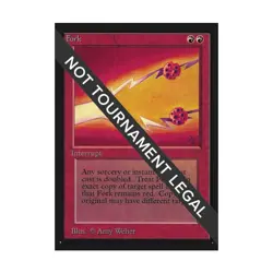 WOTC MtG International Ed. Fork (R) NM - Image 1