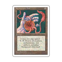 WOTC MtG 4th Ed Nevinyrral's Disk (R) NM - Image 1