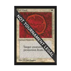 WOTC MtG International Ed. Red Ward (U) NM - Image 1