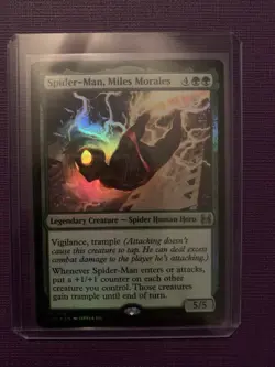 Spider-man, Miles Morales Mtg Legal-Eternal Mythic 0018 Foil - Image 1