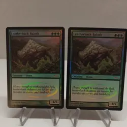 Leatherback Baloth #37 (Foil) (NM) WPN & Gateway Promos WPN Magic MTG x2 - Image 1