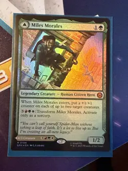 Magic MTG Spider-Man Miles Morales Ultimate Spiderman 0108 Mythic Foil Marvel - Image 1