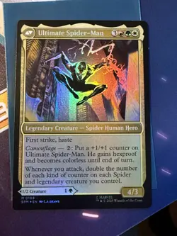 Magic MTG Spider-Man Miles Morales Ultimate Spiderman 0108 Mythic Foil Marvel - Image 2