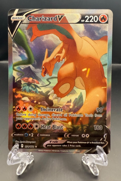 Pokemon TCG: Charizard V Alternate Full Art 154/172 - SWSH: Brilliant Stars - NM - Image 1