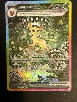 Pokemon Leafeon EX Prismatic Evolutions 144/131 Special Illustration Rare (SIR) - Image 1