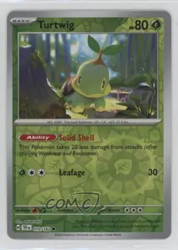 Turtwig Reverse Foil Pokemon SV05: Temporal Forces #010 - Image 1