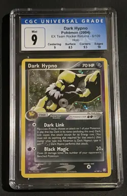 Dark Hypno 6/109 Holo Pokemon Team Rocket Returns Holo - MINT - (2004) POP 38 - Image 1
