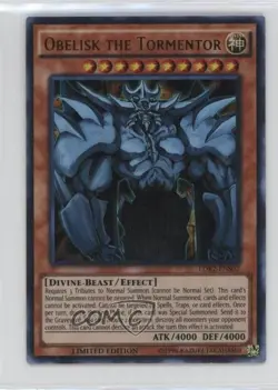 Obelisk the Tormentor 1st Ed. YuGiOh Legendary Decks II - Collector's Set - Image 1