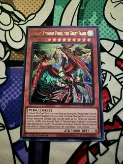 Yugioh! 1x Radiant Typhoon Fonix the Great Flame DOOD-EN017 Ultra Rare 1st Ed NM - Image 1