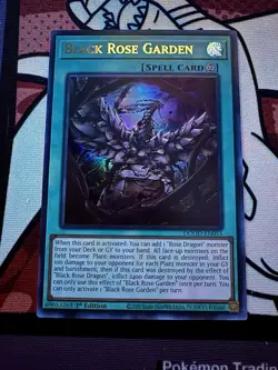 Yugioh Black Rose Garden DOOD-EN055 1st Edition Ultra Rare NM Presale - Image 1