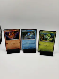 Bulbasaur, Charmander, Squirtle SVP Promo Holo Lot (3) Pokemon #046-048 - Image 1