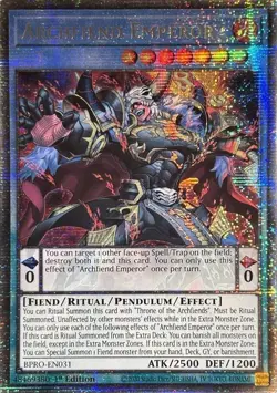 Archfiend Emperor (Starlight Rare)-Starlight Rare - 1st Edition - BPRO-EN031 ... - Image 1