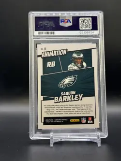 2025 Panini Luminance Animation Saquon Barkley #18 PSA 10 Eagles SSP! - Image 2