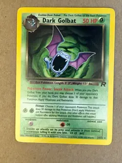 Dark Golbat 24/82 Team Rocket Regular Pokemon card in Near Mint / NM condition - Image 1