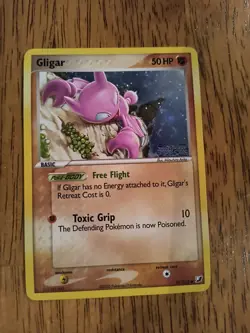 Gligar 57/115 Unseen Forces Reverse Holo Stamped Pokemon Card TCG - NM - Image 1