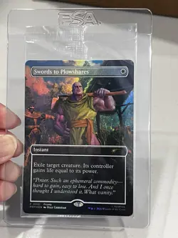 THANOS Magic MtG PSA Magazine Promo Swords to Plowshares Marvel Sealed - Image 1