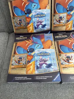 Disney Lorcana Winterspell Collection Starter Set Stitch Edition Sealed Lot Of 4 - Image 2