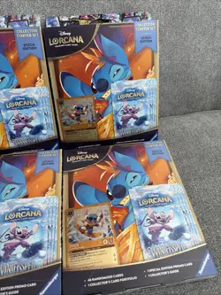 Disney Lorcana Winterspell Collection Starter Set Stitch Edition Sealed Lot Of 4 - Image 3