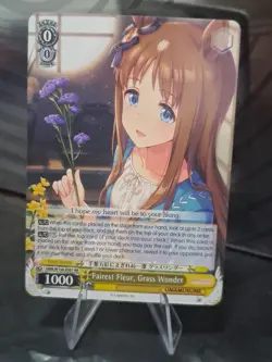 Weiss Schwarz Uma Musume Foil Card UMA/W106-E001 RR Fairest Fleur Grass Wonder - Image 1