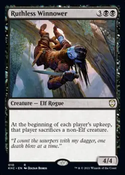 Ruthless Winnower - Near Mint MTG Commander 2021 Kaldheim - Image 1