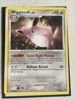 Pokemon Diamond & Pearl Great Encounters - Wigglytuff (Rare) Card 32/106 - Image 1