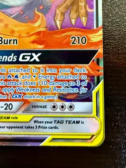 Moltres Zapdos Articuno GX 44/68 Hidden Fates Tag Team Pokemon Card NM - Image 2