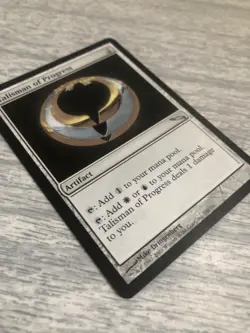 MTG 1x Talisman of Progress Mirrodin Modern Magic the Gathering Card x1 NM - Image 2