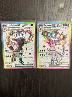 Umbreon ex - 176 & Espeon ex - 175 - SV: Scarlet & Violet Promo Cards (SVP) NM - Image 1