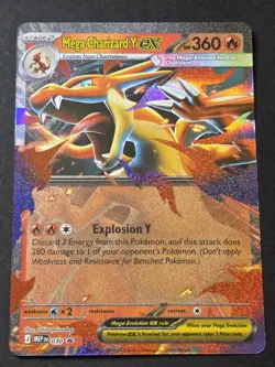 Mega Charizard Y ex 030 Pokemon Mega Evolution Promo Cards NM - Image 1