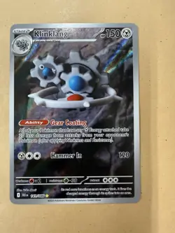 Klinklang 141/086 Sv: Black Bolt Illustration Rare Holo Pokemon TCG Card - Image 1