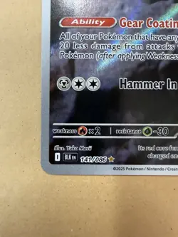 Klinklang 141/086 Sv: Black Bolt Illustration Rare Holo Pokemon TCG Card - Image 5
