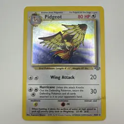 Pidgeot 8/64 1995 Pokemon Card Vintage Rare Holo HP Jungle - Image 1