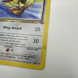 Pidgeot 8/64 1995 Pokemon Card Vintage Rare Holo HP Jungle - Image 2